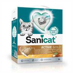 Sanicat Active Gold Ultra Clumping Cat Litter - Argan